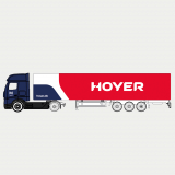 HOYER LKW Actros 3-Achs-Euroauflieger