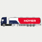 HOYER LKW Actros 3-Achs-Tankauflieger