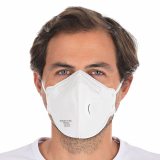 Atemschutzmasken FFP2 NR mit Ventil, vertikal faltbar | PP