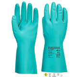 Nitrosafe Plus Chemikalienschutz Handschuh Gruen